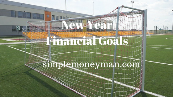 New Year Financial Goals simple money man