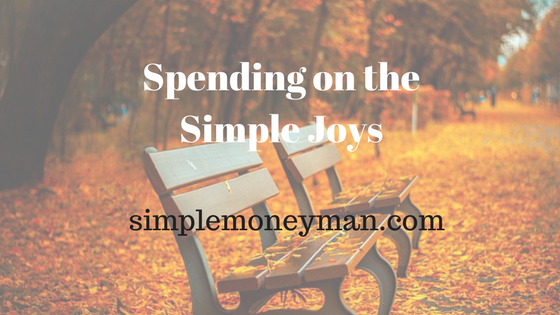 Spending on the Simple Joys simple money man
