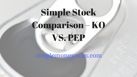 Simple Stock Comparison – KO VS. PEP simple money man
