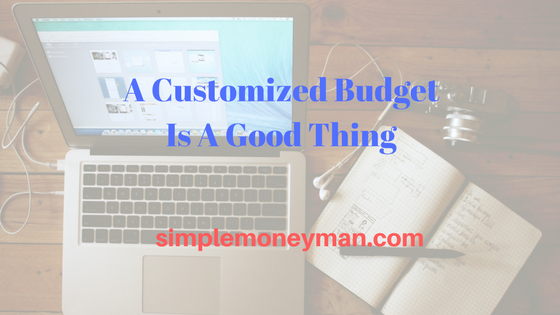 custom budget simple money man