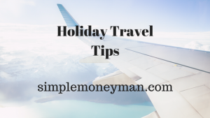 Holiday Travel Tips simple money man