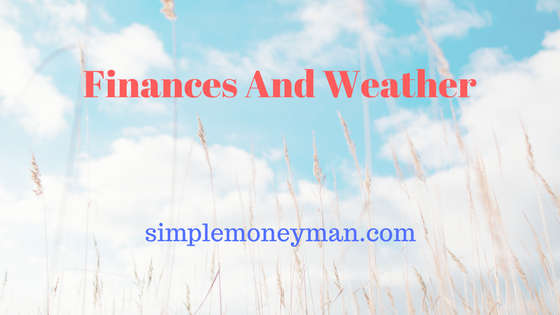 Finances And Weather simple money man
